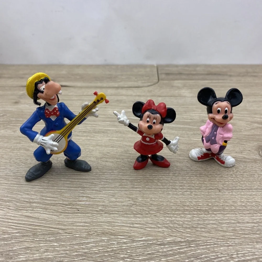 3 Mickey Mouse Vintage Cake Toppers